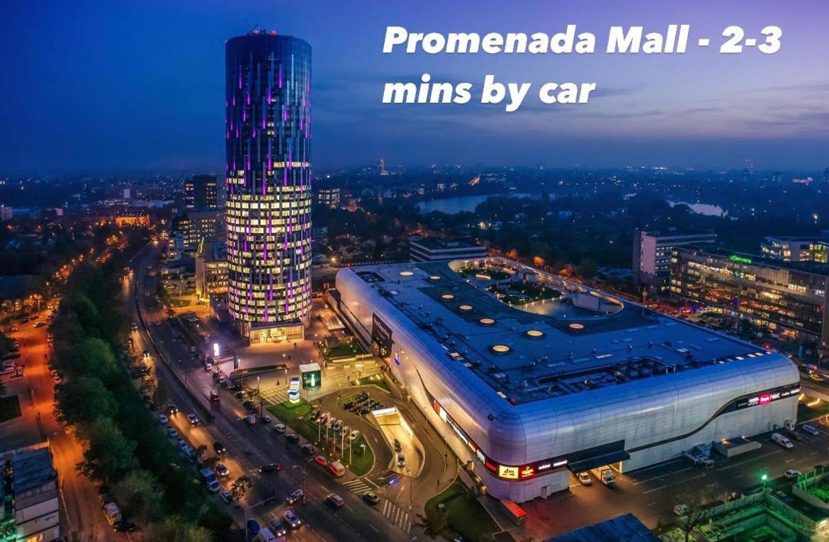 Cozy Apartment With Self Check-In Near Promenada Mall And Verdi Park Bucarest Exterior foto